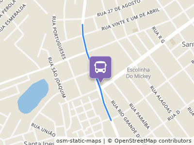 Mapa da parada