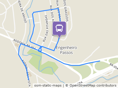 Mapa da parada