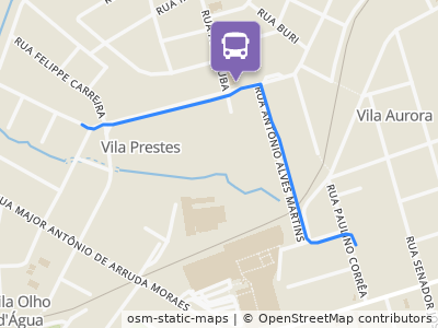 Mapa da parada