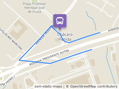 Mapa da parada