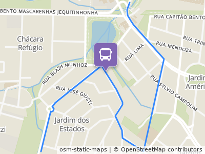 Mapa da parada
