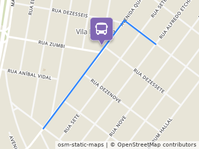 Mapa da parada