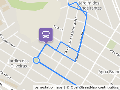 Mapa da parada