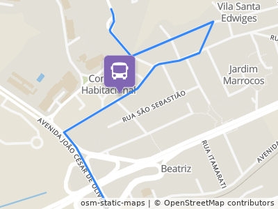 Mapa da parada