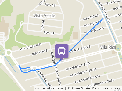 Mapa da parada