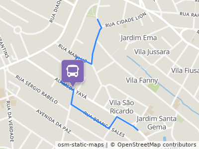 Mapa da parada