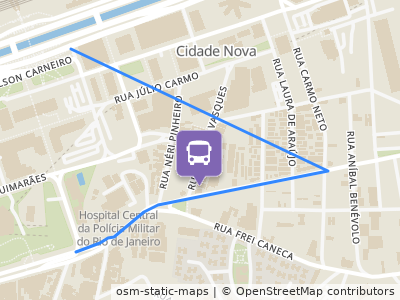 Mapa da parada