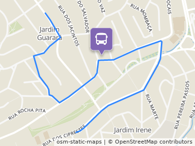 Mapa da parada