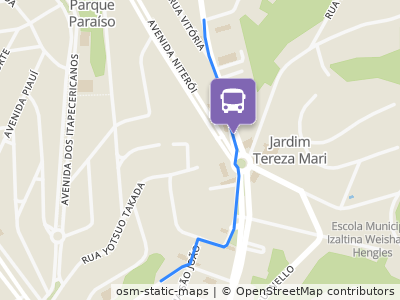 Mapa da parada