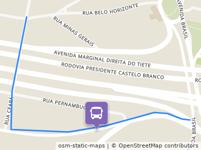Mapa da parada