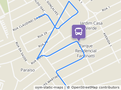 Mapa da parada
