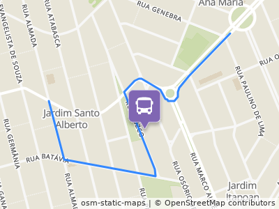 Mapa da parada