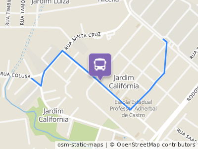Mapa da parada