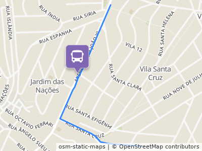 Mapa da parada