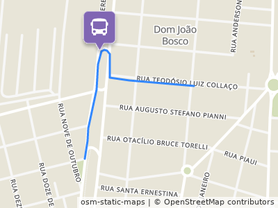 Mapa da parada