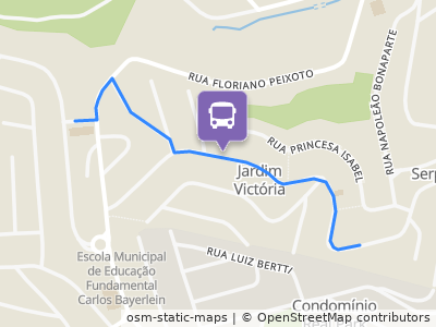 Mapa da parada