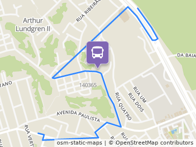 Mapa da parada