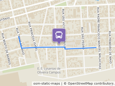 Mapa da parada