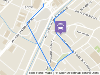 Mapa da parada