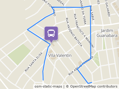 Mapa da parada