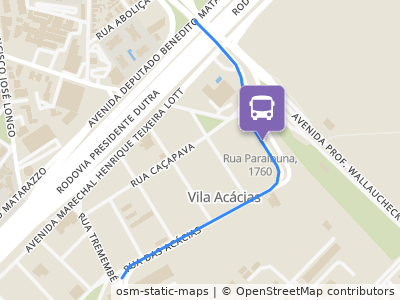 Mapa da parada