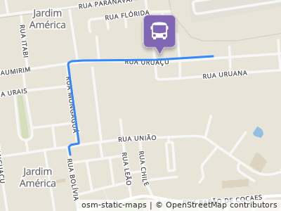 Mapa da parada