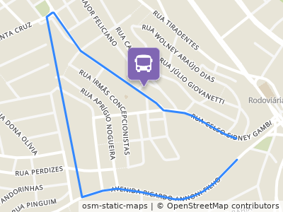 Mapa da parada
