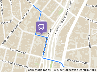 Mapa da parada