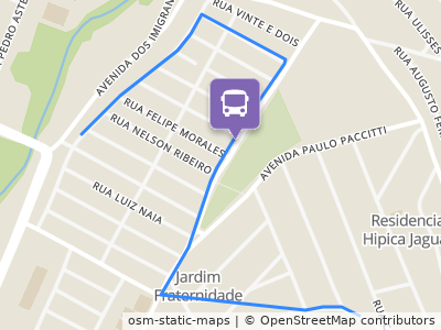 Mapa da parada
