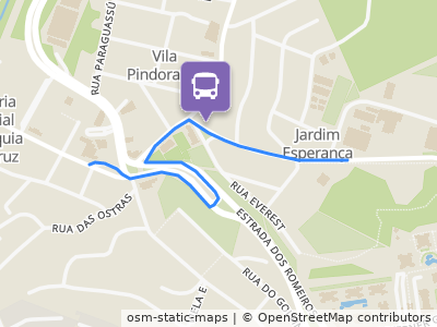 Mapa da parada