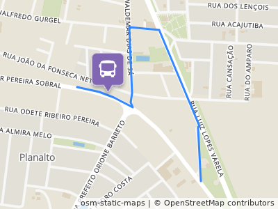 Mapa da parada