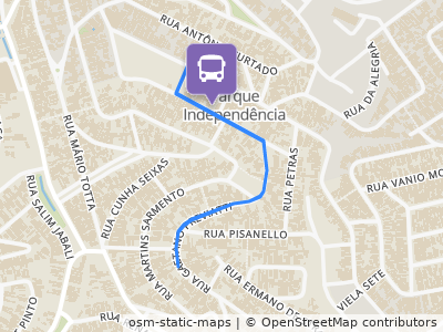 Mapa da parada