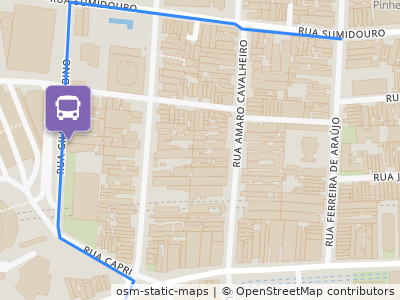 Mapa da parada
