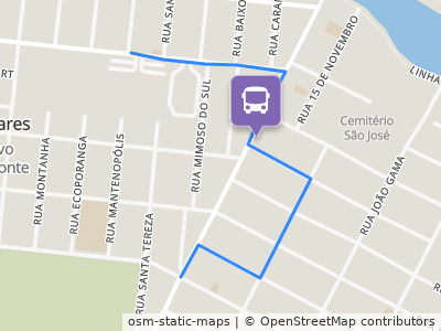 Mapa da parada