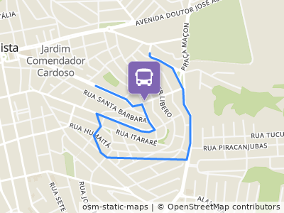 Mapa da parada