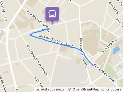 Mapa da parada