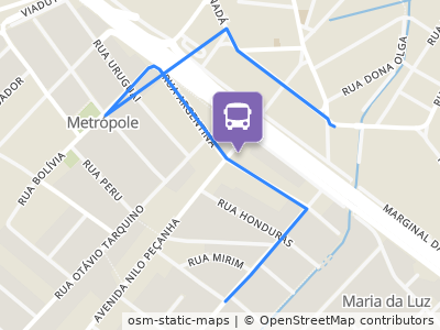 Mapa da parada