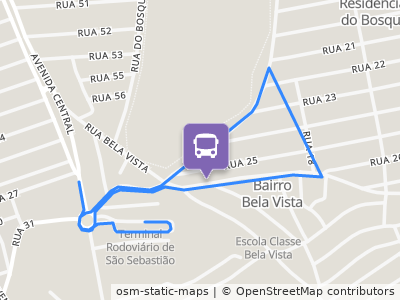 Mapa da parada