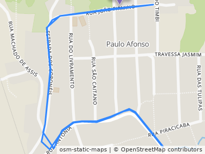 Mapa da parada