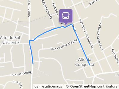 Mapa da parada