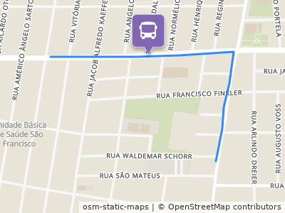 Mapa da parada
