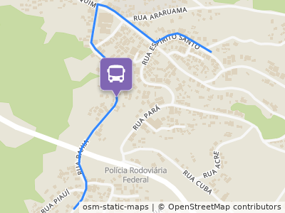 Mapa da parada