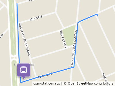 Mapa da parada