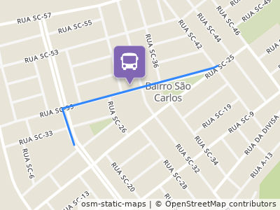 Mapa da parada