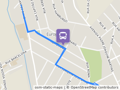 Mapa da parada