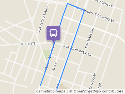 Mapa da parada