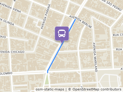 Mapa da parada