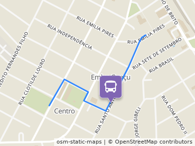 Mapa da parada