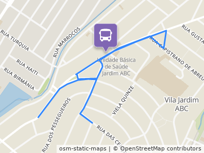 Mapa da parada