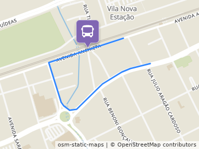 Mapa da parada